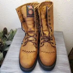 Justin Boots | Shoes | Justin Conductor 8 Tan Leather Boots  display picture 2
